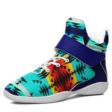 Load image into Gallery viewer, Between the Mountains Ipottaa Basketball / Sport High Top Shoes - White Sole 49 Dzine US Men 7 / EUR 40 White Sole with Blue Strap 
