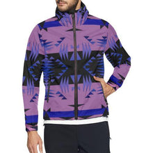 Load image into Gallery viewer, Between the Mountains Moon Shadow All Over Print Windbreaker for Men (Model H23) All Over Print Windbreaker for Men (H23) e-joyer 
