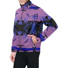 Load image into Gallery viewer, Between the Mountains Moon Shadow All Over Print Windbreaker for Men (Model H23) All Over Print Windbreaker for Men (H23) e-joyer 
