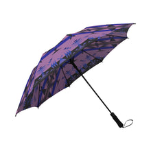 Load image into Gallery viewer, Between the Mountains Moon Shadow Semi-Automatic Foldable Umbrella Semi-Automatic Foldable Umbrella e-joyer 
