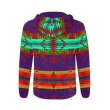 Load image into Gallery viewer, Between the Mountains Moon Shadow Sierra All Over Print Full Zip Hoodie for Men (Model H14) All Over Print Full Zip Hoodie for Men (H14) e-joyer 
