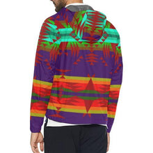 Load image into Gallery viewer, Between the Mountains Moon Shadow Sierra All Over Print Windbreaker for Men (Model H23) All Over Print Windbreaker for Men (H23) e-joyer 
