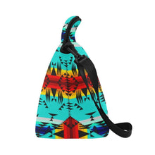 Load image into Gallery viewer, Between the Mountains Neoprene Lunch Bag/Large (Model 1669) Neoprene Lunch Bag/Large (1669) e-joyer 
