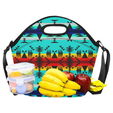 Load image into Gallery viewer, Between the Mountains Neoprene Lunch Bag/Large (Model 1669) Neoprene Lunch Bag/Large (1669) e-joyer 
