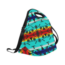 Load image into Gallery viewer, Between the Mountains Neoprene Lunch Bag/Large (Model 1669) Neoprene Lunch Bag/Large (1669) e-joyer 
