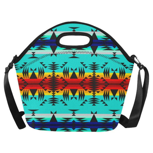 Between the Mountains Neoprene Lunch Bag/Large (Model 1669) Neoprene Lunch Bag/Large (1669) e-joyer 