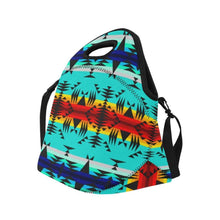 Load image into Gallery viewer, Between the Mountains Neoprene Lunch Bag/Large (Model 1669) Neoprene Lunch Bag/Large (1669) e-joyer 
