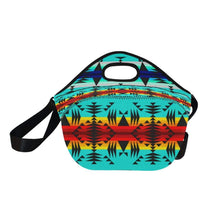 Load image into Gallery viewer, Between the Mountains Neoprene Lunch Bag/Large (Model 1669) Neoprene Lunch Bag/Large (1669) e-joyer 
