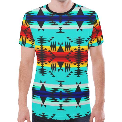 Between the Mountains New All Over Print T-shirt for Men (Model T45) New All Over Print T-shirt for Men (T45) e-joyer 