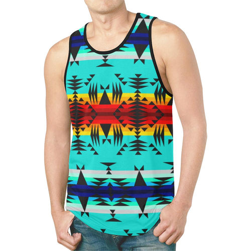 Between the Mountains New All Over Print Tank Top for Men (Model T46) New All Over Print Tank Top for Men (T46) e-joyer 