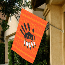 Load image into Gallery viewer, Between the Mountains Orange - A feather for Each Garden Flag 36&#39;&#39;x60&#39;&#39; (Two Sides Printing) Garden Flag 36‘’x60‘’ (Two Sides) e-joyer 
