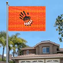 Load image into Gallery viewer, Between the Mountains Orange A feather for each Garden Flag 70&quot;x47&quot; Garden Flag 70&quot;x47&quot; e-joyer 
