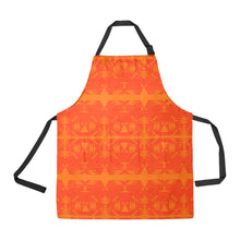 Load image into Gallery viewer, Between the Mountains Orange All Over Print Apron All Over Print Apron e-joyer 
