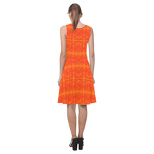 Load image into Gallery viewer, Between the Mountains Orange Atalanta Sundress (Model D04) Atalanta Sundress (D04) e-joyer 
