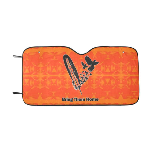 Between the Mountains Orange Bring Them Home Car Sun Shade 55