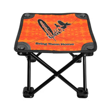 Load image into Gallery viewer, Between the Mountains Orange Bring Them Home Folding Fishing Stool Folding Fishing Stool e-joyer 
