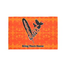 Load image into Gallery viewer, Between the Mountains Orange Bring Them Home Motorcycle Flag (Twin Sides) Motorcycle Flag (Twin Sides) e-joyer 
