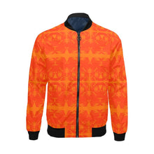 Load image into Gallery viewer, Between the Mountains Orange Carrying Their Prayers All Over Print Bomber Jacket for Men (Model H19) All Over Print Bomber Jacket for Men (H19) e-joyer 
