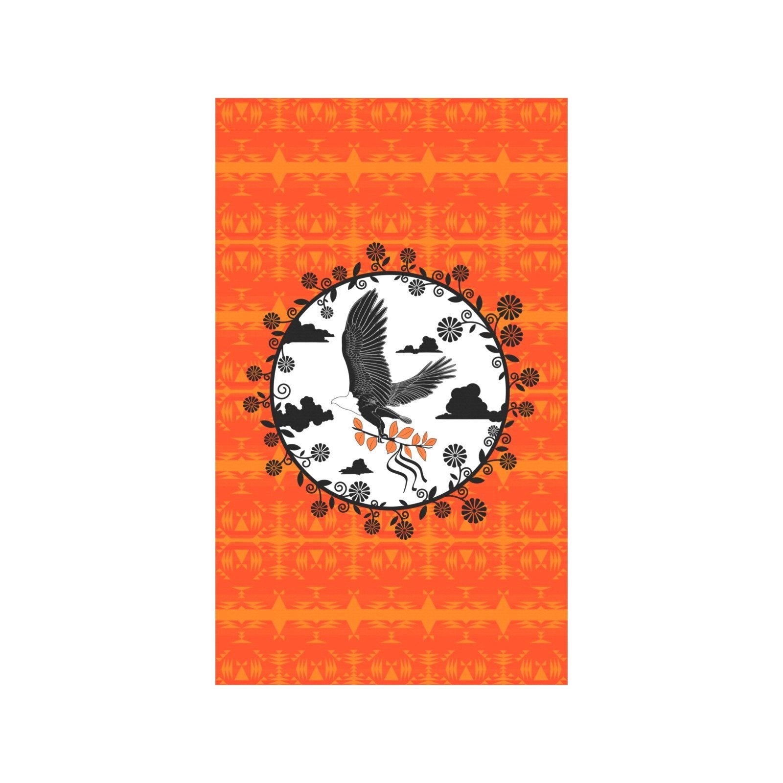 Between the Mountains Orange - Carrying Their Prayers Garden Flag 36''x60'' (Two Sides Printing) Garden Flag 36‘’x60‘’ (Two Sides) e-joyer 