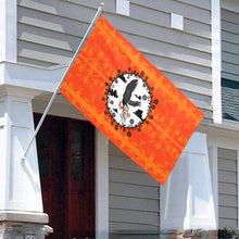 Load image into Gallery viewer, Between the Mountains Orange Carrying Their Prayers Garden Flag 59&quot;x35&quot; Garden Flag 59&quot;x35&quot; e-joyer 
