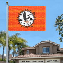 Load image into Gallery viewer, Between the Mountains Orange Carrying Their Prayers Garden Flag 70&quot;x47&quot; Garden Flag 70&quot;x47&quot; e-joyer 
