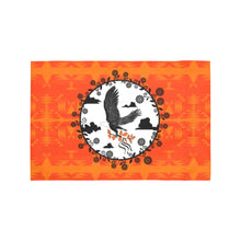 Load image into Gallery viewer, Between the Mountains Orange Carrying Their Prayers Motorcycle Flag (Twin Sides) Motorcycle Flag (Twin Sides) e-joyer 
