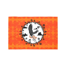 Load image into Gallery viewer, Between the Mountains Orange Carrying Their Prayers Motorcycle Flag (Twin Sides) Motorcycle Flag (Twin Sides) e-joyer 
