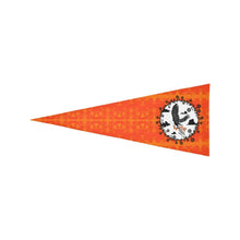 Load image into Gallery viewer, Between the Mountains Orange Carrying Their Prayers Trigonal Garden Flag 30&quot;x12&quot; Trigonal Garden Flag 30&quot;x12&quot; e-joyer 
