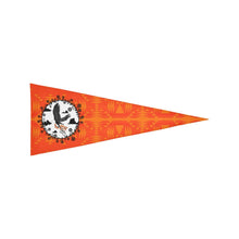 Load image into Gallery viewer, Between the Mountains Orange Carrying Their Prayers Trigonal Garden Flag 30&quot;x12&quot; Trigonal Garden Flag 30&quot;x12&quot; e-joyer 
