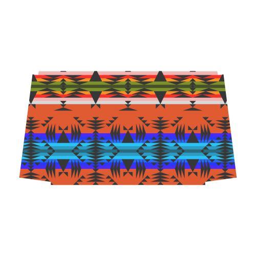 Between the Mountains Orange Classic Travel Bag (Model 1643) Remake Classic Travel Bags (1643) e-joyer 