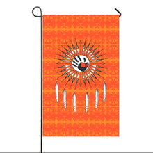 Load image into Gallery viewer, Between the Mountains Orange - Feather Directions Garden Flag 36&#39;&#39;x60&#39;&#39; (Two Sides Printing) Garden Flag 36‘’x60‘’ (Two Sides) e-joyer 
