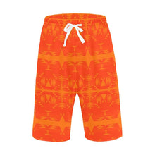 Load image into Gallery viewer, Between the Mountains Orange Men&#39;s All Over Print Casual Shorts (Model L23) Men&#39;s Casual Shorts (L23) e-joyer 
