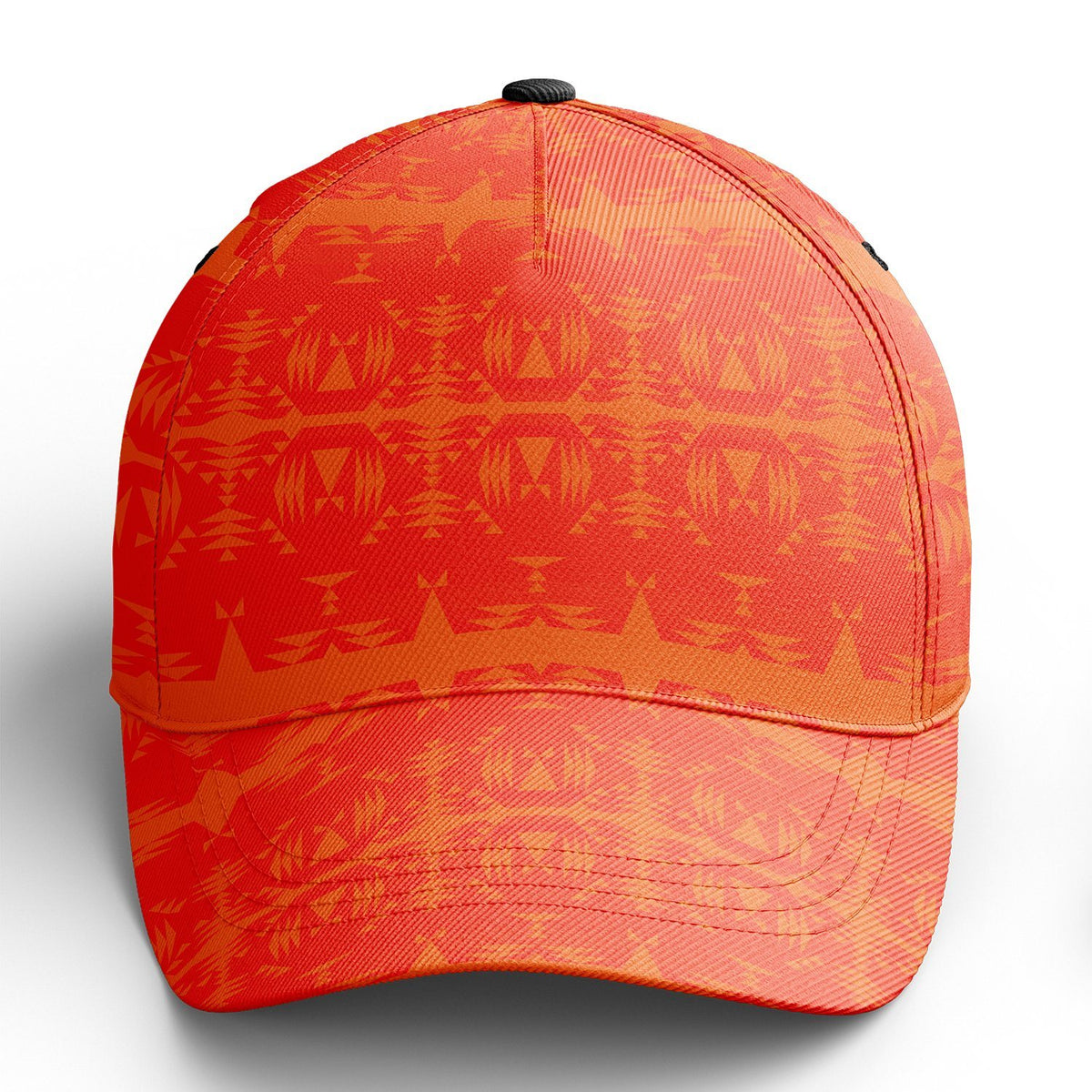 Between the Mountains Orange Snapback Hat hat Herman 