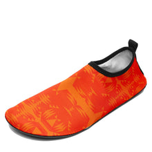 Load image into Gallery viewer, Between the Mountains Orange Sockamoccs Slip On Shoes Herman 
