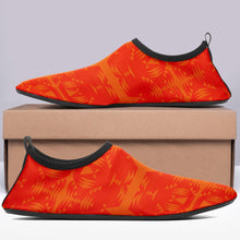 Load image into Gallery viewer, Between the Mountains Orange Sockamoccs Slip On Shoes Herman 
