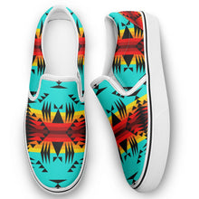 Load image into Gallery viewer, Between the Mountains Otoyimm Canvas Slip On Shoes 49 Dzine 
