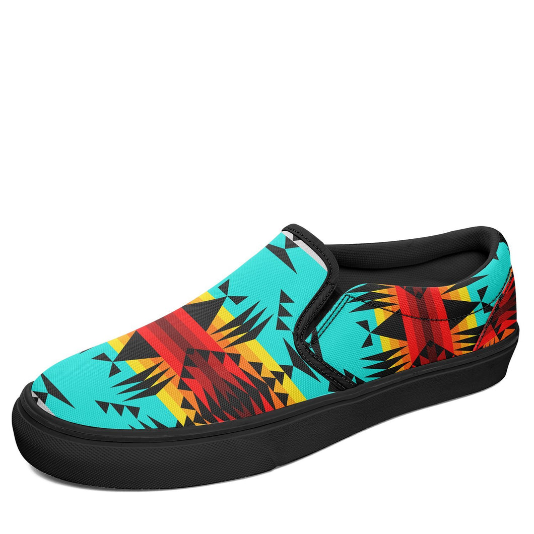 Between the Mountains Otoyimm Canvas Slip On Shoes 49 Dzine 