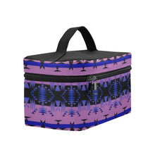 Load image into Gallery viewer, Between the Mountains Purple Cosmetic Bag/Large (Model 1658) Cosmetic Bag e-joyer 
