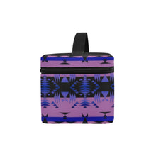 Load image into Gallery viewer, Between the Mountains Purple Cosmetic Bag/Large (Model 1658) Cosmetic Bag e-joyer 
