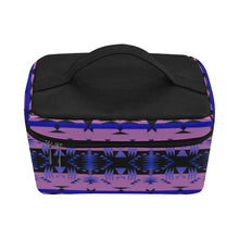 Load image into Gallery viewer, Between the Mountains Purple Cosmetic Bag/Large (Model 1658) Cosmetic Bag e-joyer 
