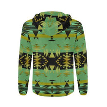 Load image into Gallery viewer, Between the Mountains Sage All Over Print Full Zip Hoodie for Men (Model H14) All Over Print Full Zip Hoodie for Men (H14) e-joyer 
