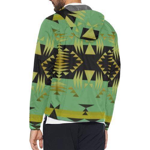 Between the Mountains Sage All Over Print Windbreaker for Men (Model H23) All Over Print Windbreaker for Men (H23) e-joyer 