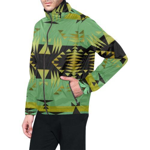 Between the Mountains Sage All Over Print Windbreaker for Men (Model H23) All Over Print Windbreaker for Men (H23) e-joyer 