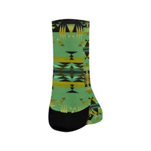 Load image into Gallery viewer, Between the Mountains Sage Crew Socks Crew Socks e-joyer 
