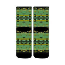 Load image into Gallery viewer, Between the Mountains Sage Crew Socks Crew Socks e-joyer 
