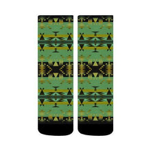 Load image into Gallery viewer, Between the Mountains Sage Crew Socks Crew Socks e-joyer 
