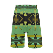 Load image into Gallery viewer, Between the Mountains Sage Men&#39;s All Over Print Casual Shorts (Model L23) Men&#39;s Casual Shorts (L23) e-joyer 
