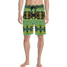 Load image into Gallery viewer, Between the Mountains Sage Men&#39;s All Over Print Casual Shorts (Model L23) Men&#39;s Casual Shorts (L23) e-joyer 
