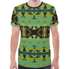 Load image into Gallery viewer, Between the Mountains Sage New All Over Print T-shirt for Men (Model T45) New All Over Print T-shirt for Men (T45) e-joyer 
