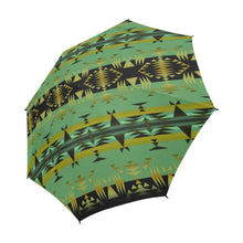 Load image into Gallery viewer, Between the Mountains Sage Semi-Automatic Foldable Umbrella Semi-Automatic Foldable Umbrella e-joyer 

